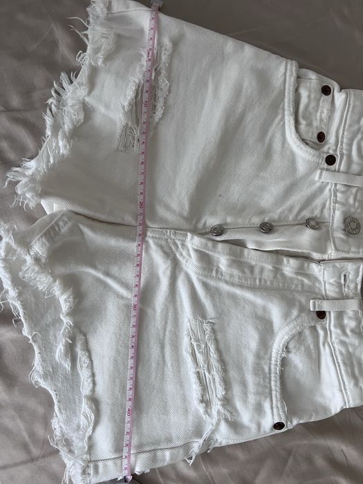 Міні шорти білі zara зара 32 xxs