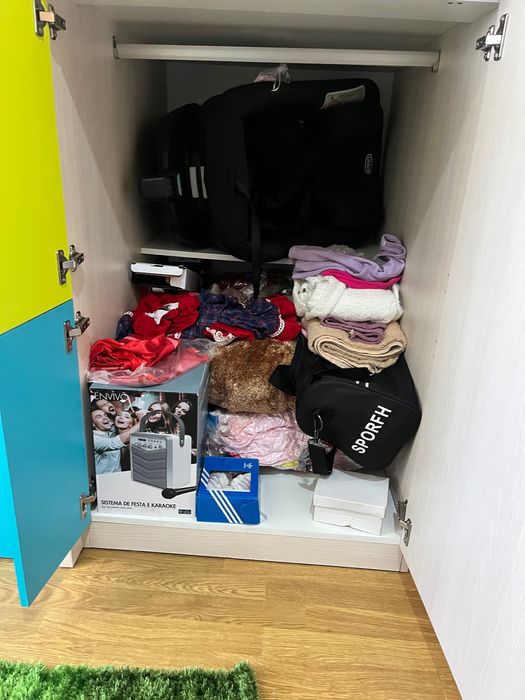 Beliche com arrumação