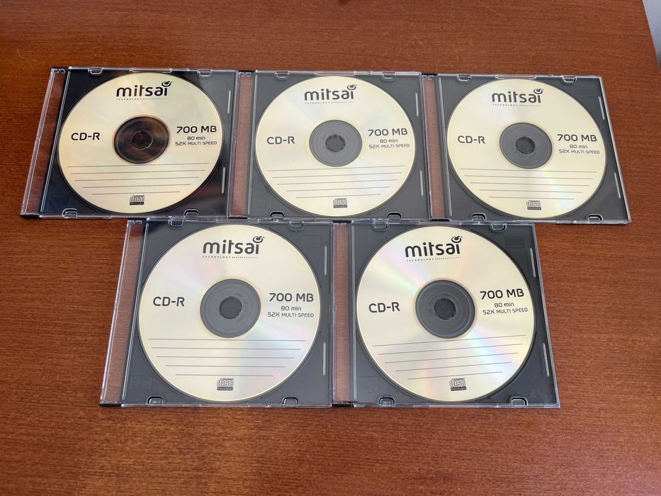 Mitsai CD-R 700 MB, 80 Minutes – New64171714165634120