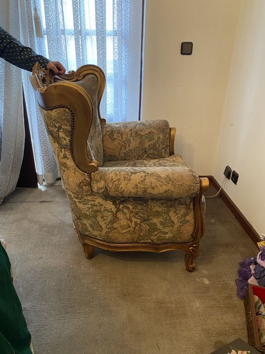 Conjunto de Sofás em Gobelã