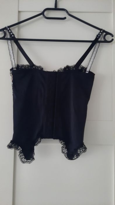 Czarny gorsecik Milanni r. 70 B# bielizna modelująca