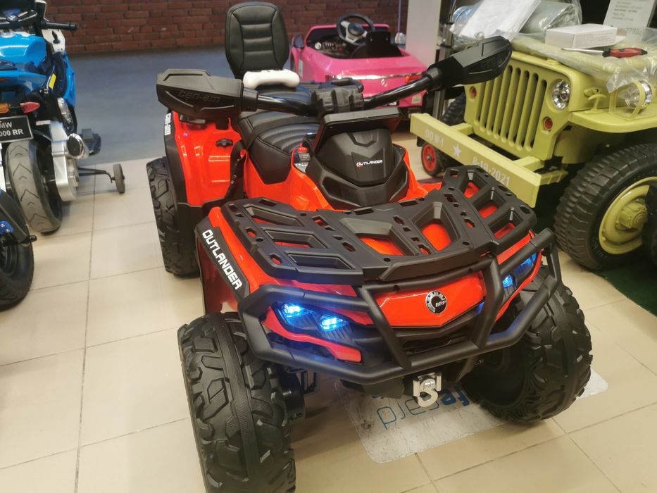 Quad Can-am 4x200W Outlander pojazd na akumulator max udźwig 50kg 2os