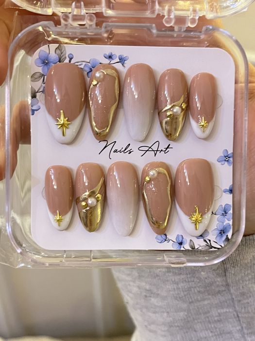 tipsy press on - handmade