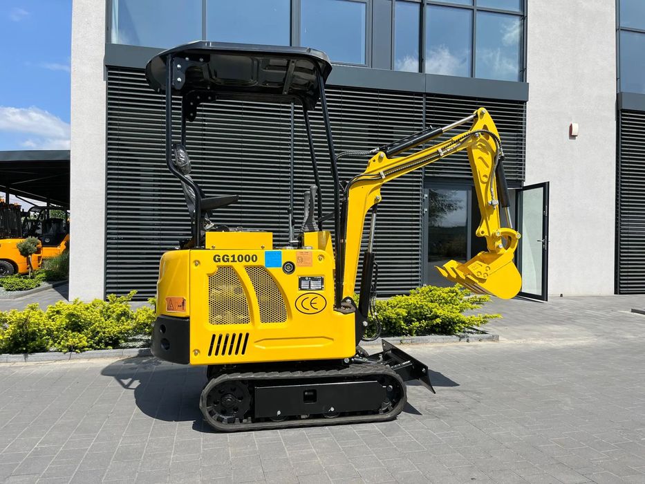 Günter Grossmann GG1000  Günter Grossmann KUBOTA 1 TON GG1000 Nowa minikoparka z silnikiem KUBO