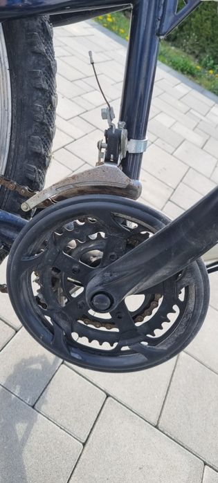 Rower Horizon crazy 26" srebrny z amortyzatorem