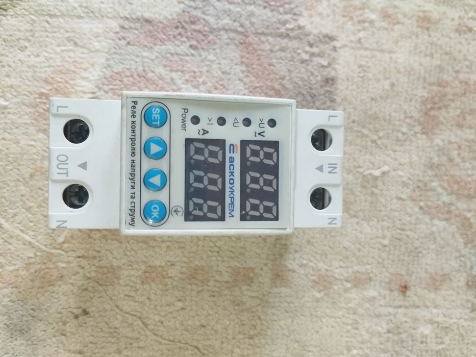 Реле защиты TOMZN TOVPD1-60-VA 60A 230V
