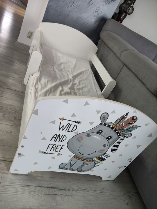 Łóżko z materacem 70x140 jak nowe dla dzieci, dziecka