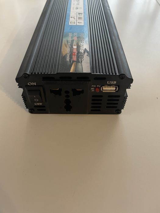 Інвертор 2000Вт 2кВт 12-220