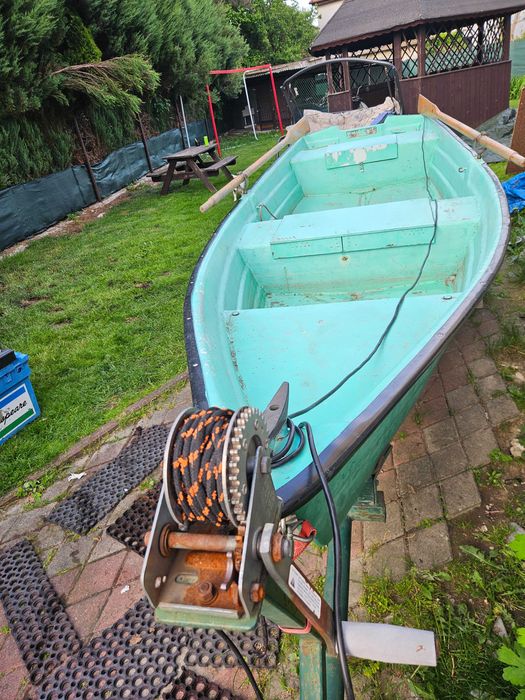 Łódź Wędkarska + PRZYCZEPKA!!!