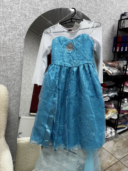 Карнавальна сукня для дівчинки Ельза , р. 140