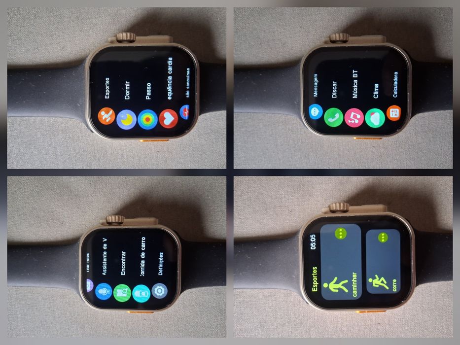 Conjunto de smartwatch + óculos com coluna
