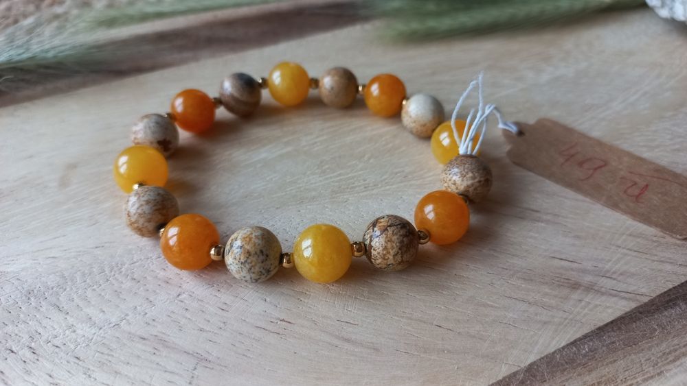 Bransoletka z kamieni naturalnych