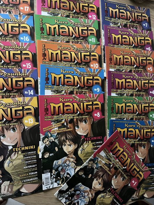 Manga- kurs rysunku 17 zeszytów
