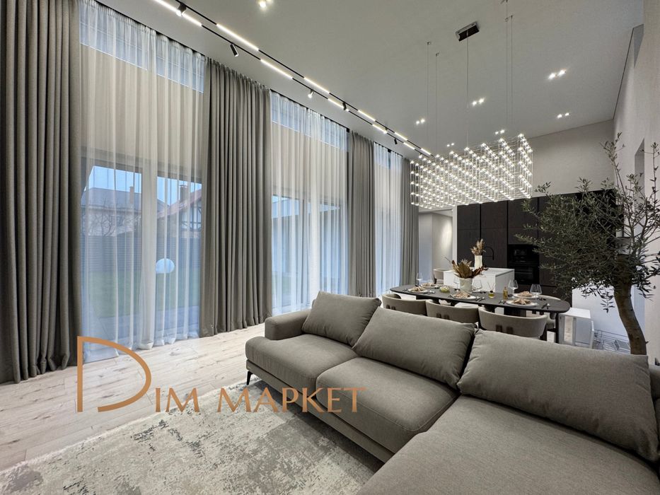 Одноповерховий дім 180 м2, стеля 4.4м‼️з МЕБЛЯМИ та ТЕХНІКОЮ‼️