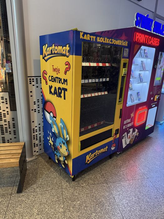 Automat vendingowyCrane Focus 457e + terminal nayax + wrzutnik