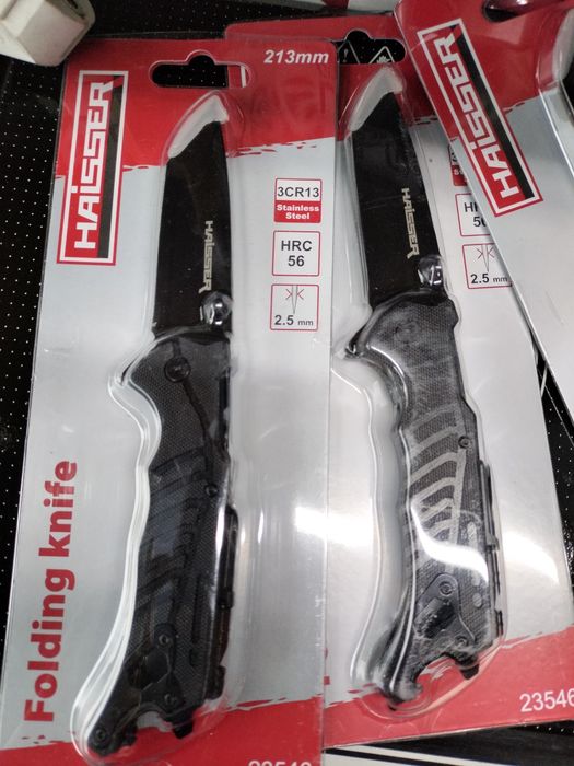 Туристический нож складной со стеклобоем Haisser