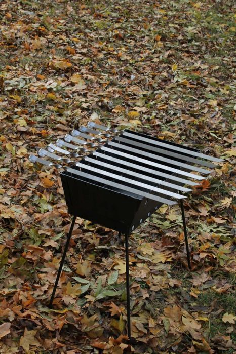 ‼️ Компактный мангал чемодан складной переносной. Толщина 3️⃣мм.