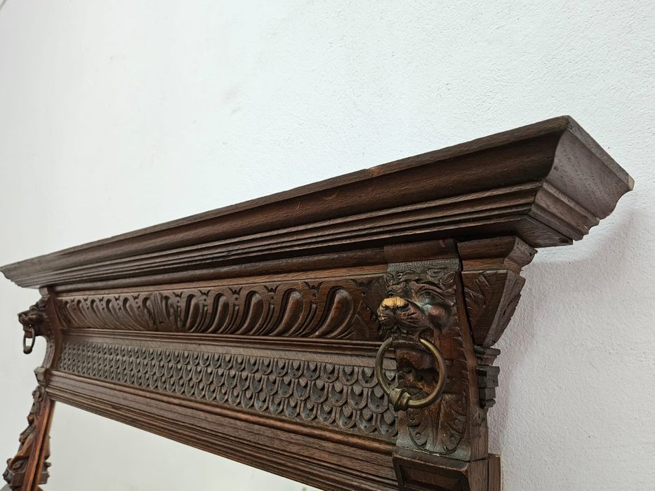 Duże lustro neorenesansowe Francja /