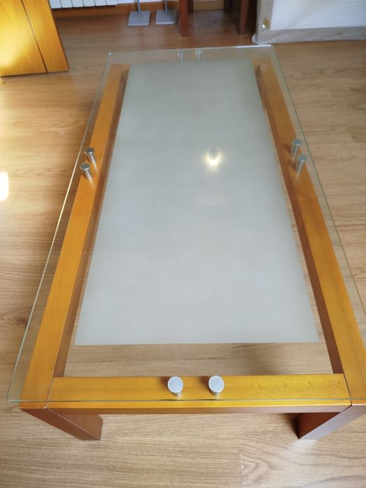 Mesa centro com vidro64739851724931121