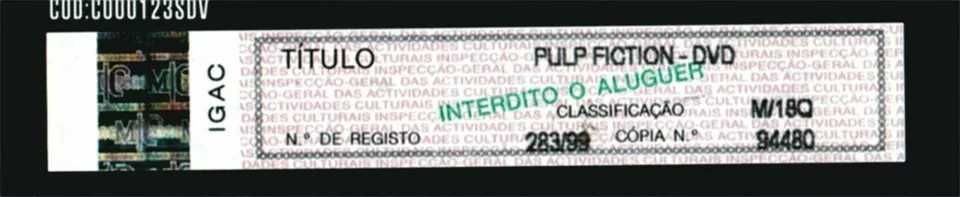 Pulp Fiction DVD   TRAVOLTA