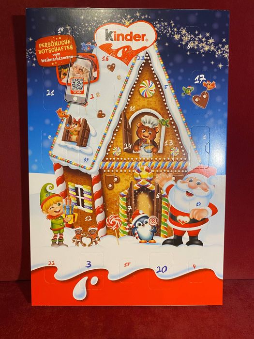 Солодкі адвент календарі від Kinder