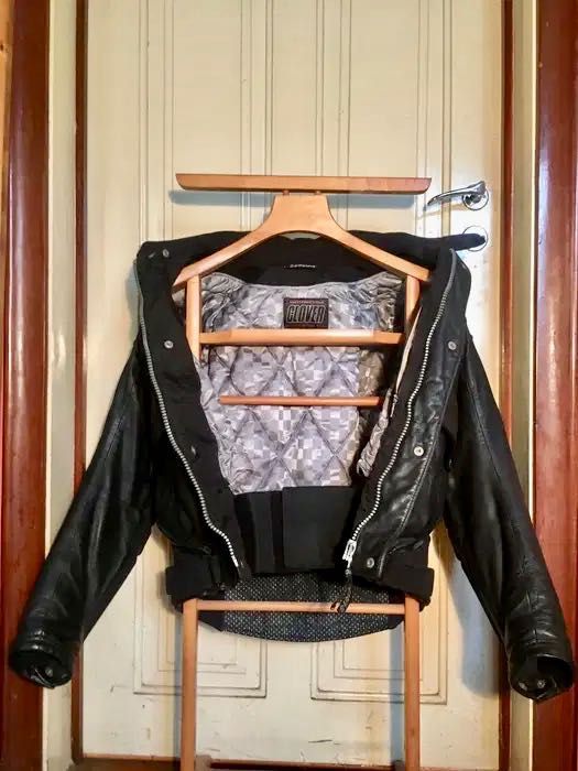 CLOVER MOTORCYCLE - casaco de couro - M - muito bom estado