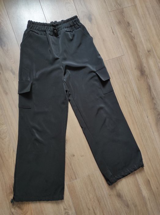 Теплі штани карго wide leg