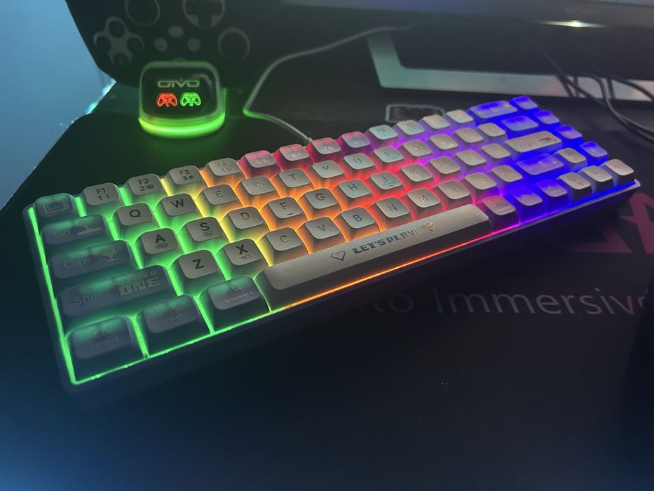 Клавіатура механічна Ajazz Ak680 на синіх світчах