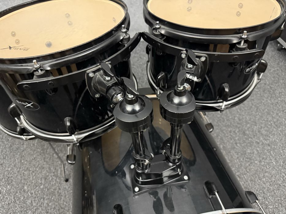 ++ BASIX Classic Custom Black - PERKUSJA Akustyczna zestaw werbel ++