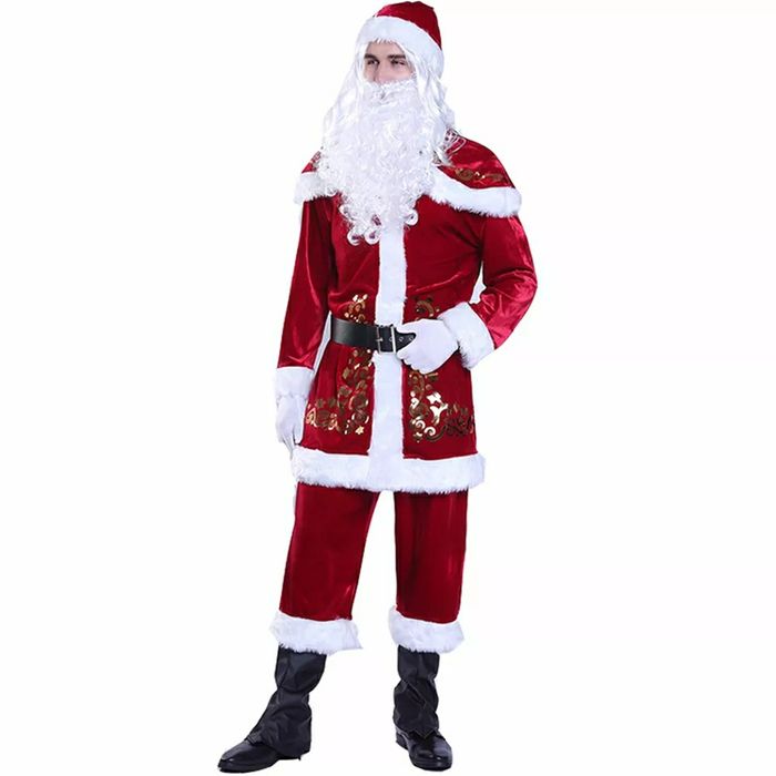 Fato e Máscara Pai e Mãe Natal