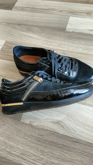Skórzane sneakersy damskie