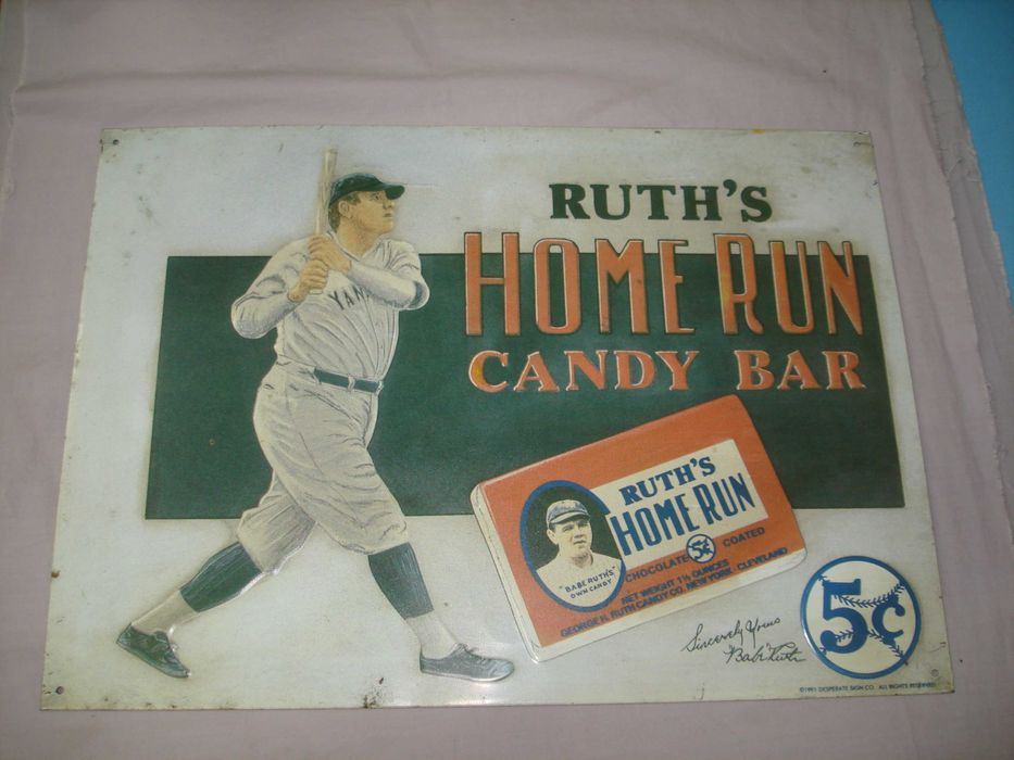 chapa Babe Ruth's beisebol