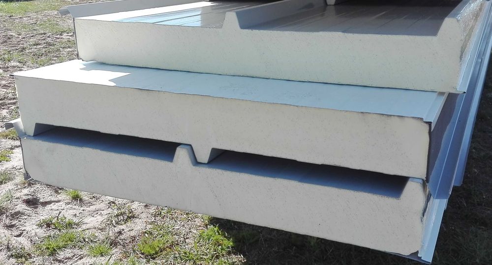 Płyta warstwowa płyty ścienne, dachowe PIR 100 mm NOWA II GATUNEK