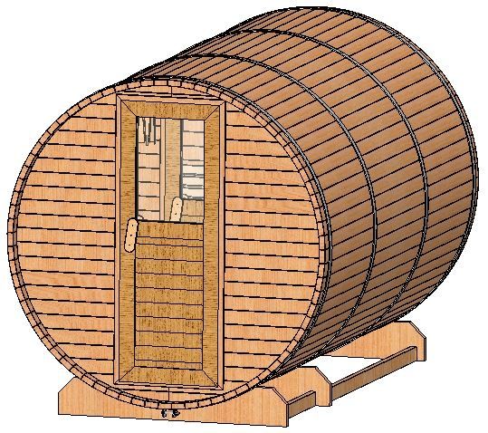 Spa Sauna ogrodowa  projekt