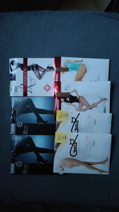 Zestaw rajstop 7 par rozmiar 4