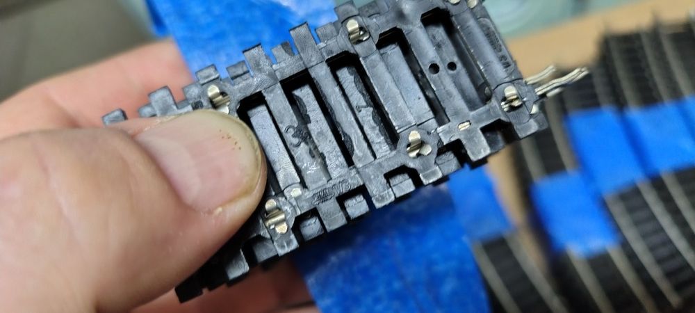 Tory Piko proste łuki 140szt. Makieta H0 1:87