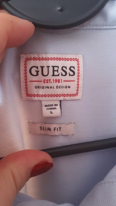 Koszulka polo męska Guess L