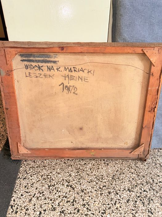 Obrazy, olej na płótnie, Leszek Heine, Kraków