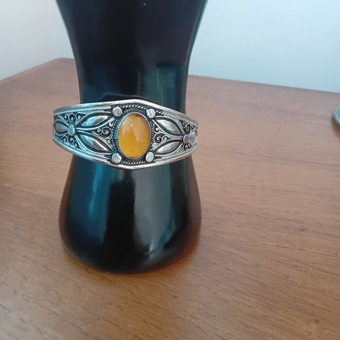 Pulseira Etnica em "Prata Berbere"  Artesanais , Exclucivas e Autentic