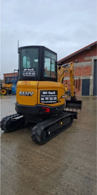 SANY SY26U Minikoparka 2,7 t 3 łyżki cesja leasingu