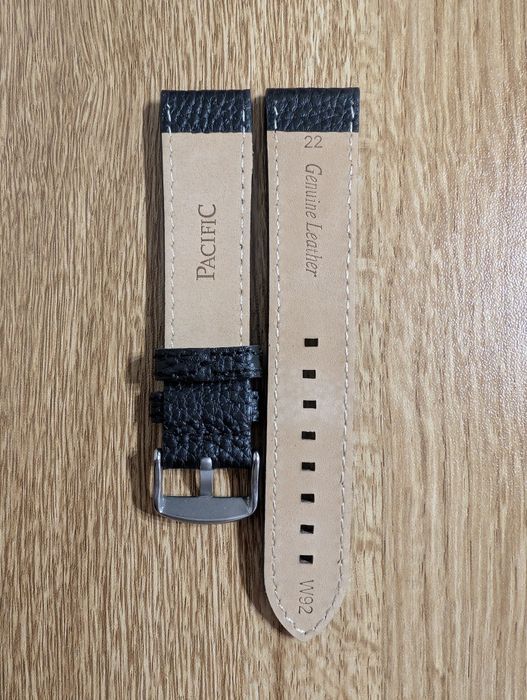 Pasek do zegarka męski skóra - 22 mm NOWY