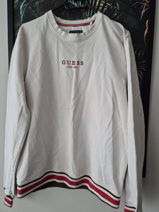 Biała bluza guess m