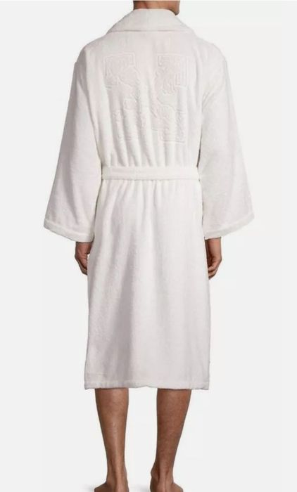 Фірмовий бавовняний махровий халат Off-White c/o Vorgil Abloh