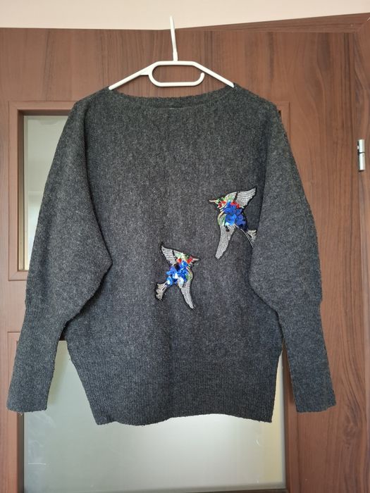 Sweter damski czarny