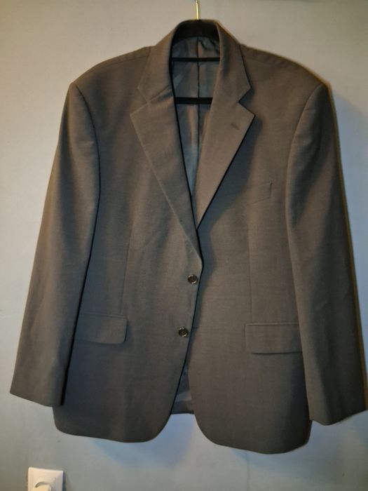 Marynarka Garniturowa Marks & Spencer Szara Grafitowa Klasyczna Smart Casual