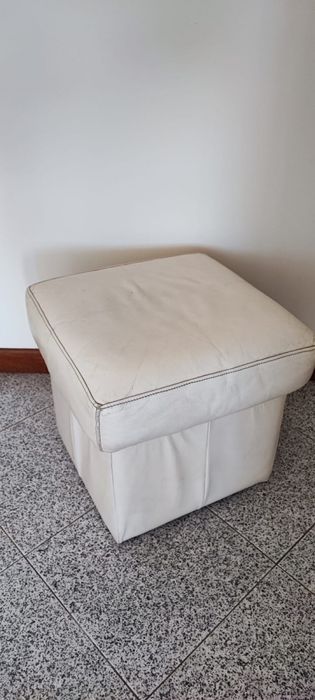 Sofás em pele genuína em excelente estado