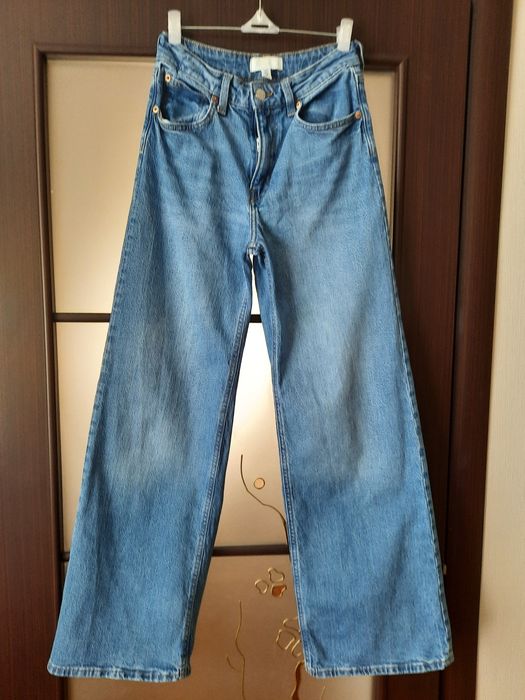 Джинси жіночі широкі h&m 36р.