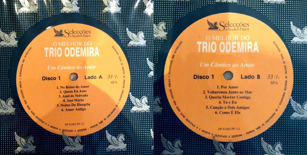 LP Colectânea "O melhor do Trio Odemira"
