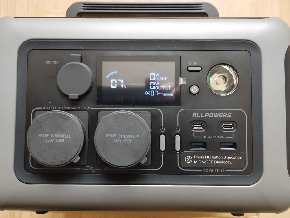 ALLPOWERS R600 stacja zasilania 600W 299 WH Power Bank 230V USB Nowy
