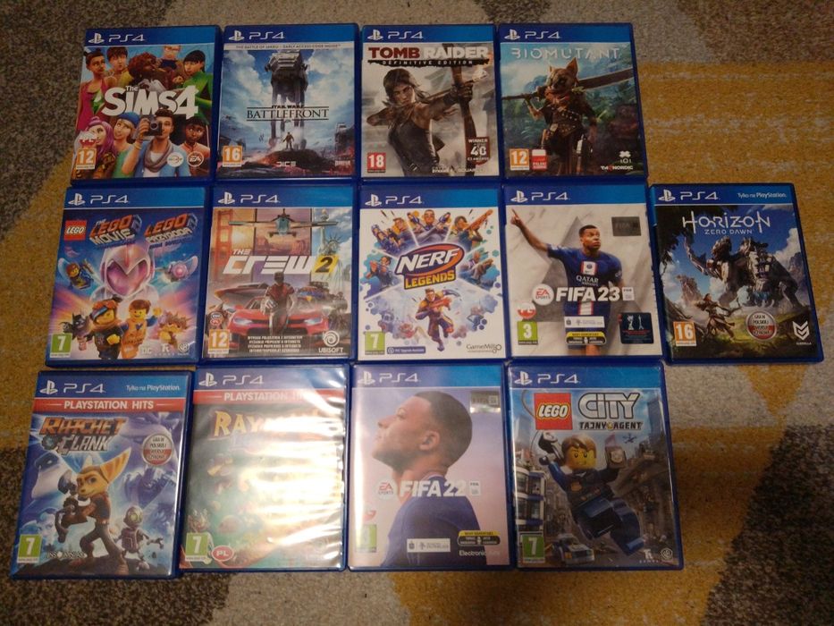 Gry na PlayStation 4 50 złotych za sztuke.